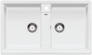 BLANCO 516678 Mosogató Zia 9 fehér excenter nélkül Silgranit PuraDur