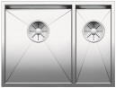 BLANCO 521613 Mosogató Zerox 340/180-U selyem fényű nemesacél InFino rúd nélkül