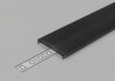 TM-takaró léc LED profilokhoz 14 rápattintható fekete 4100mm