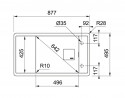 FRANKE Dřez FSG 611-88 877 x 495mm černá matná