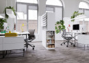 REHAU Flipdoor Piano, matt/fekete korpusz 900/780 mm