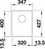 BLANCO 523416 Mosogató Subline 320-F antracit Silgranit InFino kézikönyv