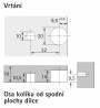 HETTICH 9129786 VB 36/19 műanyag fehér