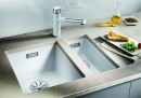BLANCO 523410 Mosogató Subline 320-U fehér InFino kézikönyv Silgranit PuraDur