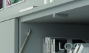 IF besüllyeszthető mágnes K-Lock 10x27mm szürke
