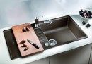 BLANCO 523263 Mosogató Zia XL 6 S Compact antracit excenterrel Silgranit PuraDur