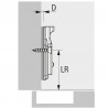 HETTICH 9289590 Veosys pánt rozsdamentes acél TH52x5,5 SiSy
