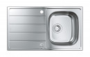 GROHE 31552SD1 Mosogató K200 45-S 860 x 500mm rozsdamentes acél, szálcsiszolt