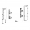 HETTICH 9257651 AvanTech You front  fejléc belső fiók oldala+üveg  187 ezüst