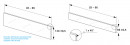 HETTICH 9257652 AvanTech You front  fejléc belső fiók oldala+üveg 187 fehér