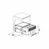BLANCO 526204 sorter SELECT II 60/3