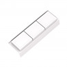 GOLLINUCCI Fürdőszobai rendszerező tartozékkal 400 mm mélységhez, fehér 122x372x