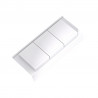 GOLLINUCCI Fürdőszobai rendszerező tartozékkal 350 mm mélységhez, fehér 146x322x
