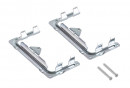 LEGRAND Pop-up dupla, 4x 230V, rozsdamentes acél, schuko