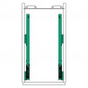 KES 002143 K-Line dupla kosár 400mm antracit