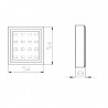 SAL LED reflektor OLK 10 12V 1,5W alumínium