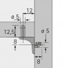 HETTICH 9005558 Sekura 6 polctartó