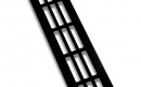 Szellőző rács 60/250mm fekete matt