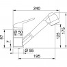 FRANKE Baterie FC 9547.901 matná černá