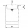 FRANKE Dřez MRG 110-52 553 x 433mm kašmír