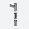 FRANKE Baterie Vital Tap chrom/gun metal pouze filtr