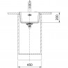 FRANKE Dřez MRG 110-37 403 x 433mm šedý kámen