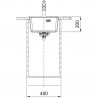 FRANKE Dřez MRG 610-37 RTL 410 x 510mm sahara