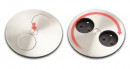 BACHMANN 931.150 Twist, 2 x elektromos dugaszoló aljzat 230V fekete Schuko
