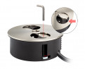 BACHMANN 931.150 Twist, 2 x elektromos dugaszoló aljzat 230V fekete Schuko
