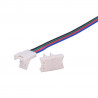 StrongLumio gyorscsatlakozó, 10mm színes RGB LED szalag - 4 eres kábel