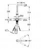 GROHE 30444DC0 Csaptelep ACCENT SmartControl kihúzható L-csapcső  supersteel