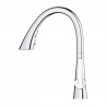 GROHE 30440000 Csaptelep SCALA C-csapcső   kihúzható zuhanyzó 3 vízsugáral króm
