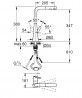 GROHE 30441000 Csaptelep SCALA L-csapcső   kettős zuhanyzó  króm