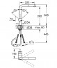 GROHE 30437DC0 Csaptelep VENTO L-csapcső kihúzható szuperacél gyöngyözővel