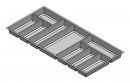 Evőeszköztartó Classico Kristall softTouch 90 (822x424mm) fekete