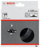 BOSCH 1609200240 Támasztólemez 125 mm, 8 mm