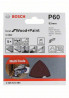 BOSCH 2608621685 Brusný papír 5ks F460 Best for Wood and Paint, P60, 93 mm