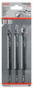 BOSCH 2608633A32 Pilový plátek do přímočaré pily 3ks T 344 DP Precision for Wood