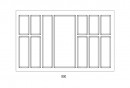 Evőeszköz tartó Classico 90 (822x474mm) szemcsés fehér