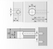 HETTICH 73458 Rastex 15 22 perem nélkül nikkelezett nagy csomagolás