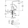 GROHE 31255000 Csaptelep konyhába Eurocube króm