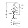 GROHE 31368001 Csaptelep BauLoop C-csap króm