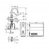 GROHE 31541KS0 Blue Home Kezdő készlet C- alakú csapcső kihúzkahó gyöngyöző velv
