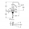 GROHE 30568DC0 Csaptelep Via U-csapoló Supersteel