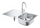GROHE 31562SD1 Szet K200 rozsdamentes acél csiszolt + Bau Edge króm