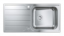GROHE 31563SD1 mosogató K500 60-S 1000 x 500mm rozsdamentes acél csiszolt