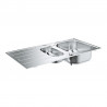 GROHE 31564SD1 mosogató K200 60-S 965 x 500mm rozsdamentes acél csiszolt