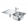 GROHE 31565SD1 Szet K200 + Eurosmart rozsdamentes acél csiszolt