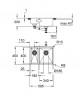 GROHE 31576SD1 Mosogató K700U 60-S 585 x 440mm Mosogató Jobbra Rozsdamentes acél