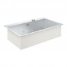 GROHE 31584SD1 Mosogató K800 90-S 846 x 510mm Rozsdamentes acél , csiszolt